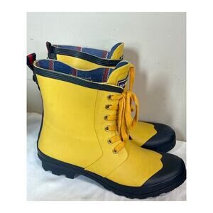 Tommy Hilfiger Yellow Duck Rain Boots Women's Sz 7